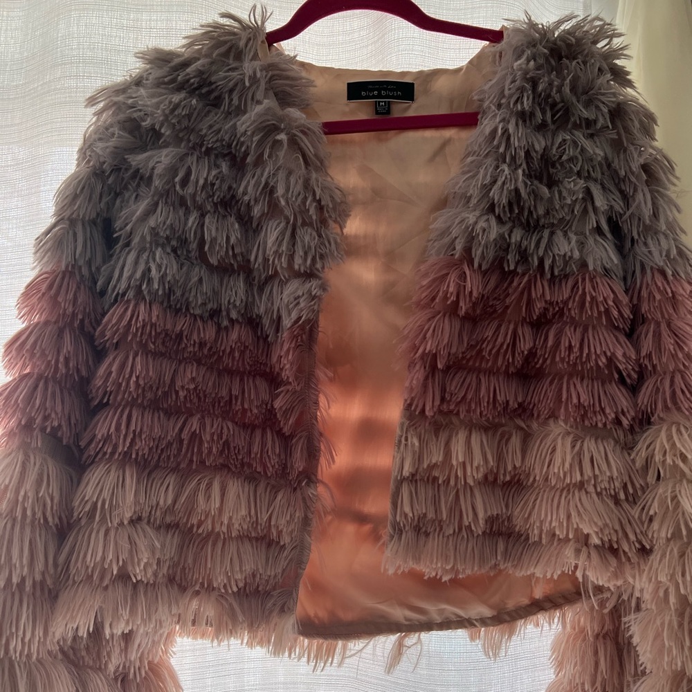Vintage-like shag jacket